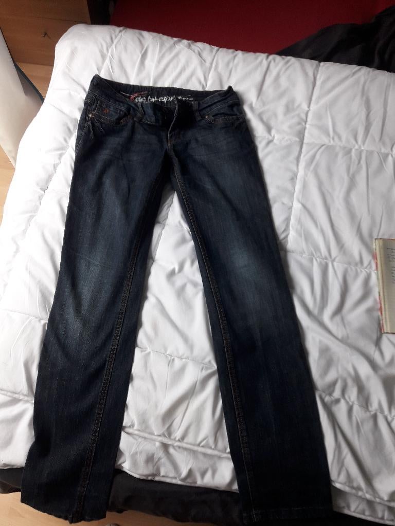 EDC Jeans Five Slim 29/30 (Z164-30), Ophalen of Verzenden, Zo goed als nieuw, Blauw, W28 - W29 (confectie 36)