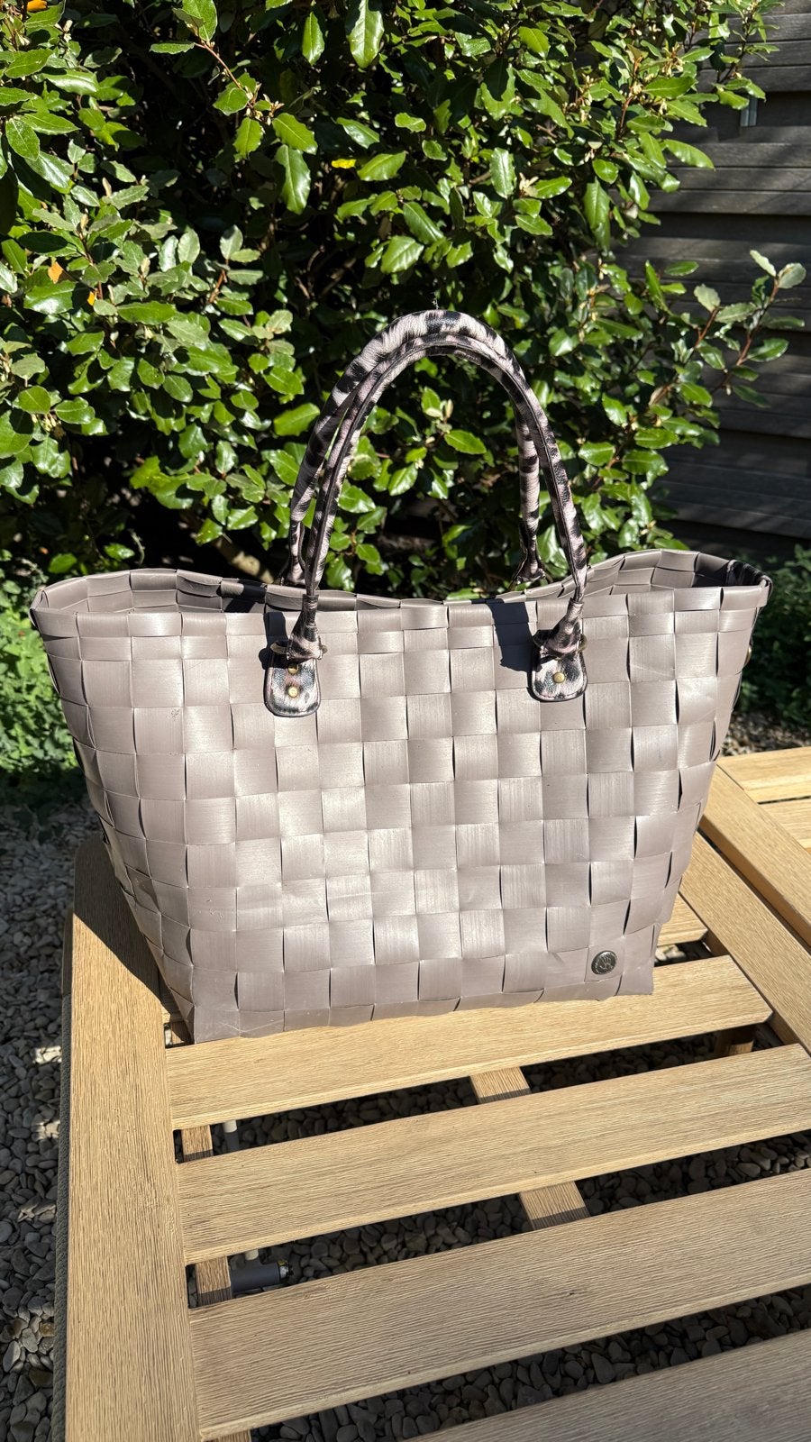 Handed By Shopper Saint-Tropez Nude, Ophalen of Verzenden, Gebruikt, Grijs, Shopper