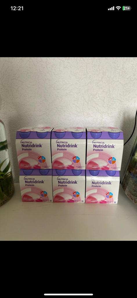 6 dozen nutridrink proteine aardbei smaak, Ophalen of Verzenden