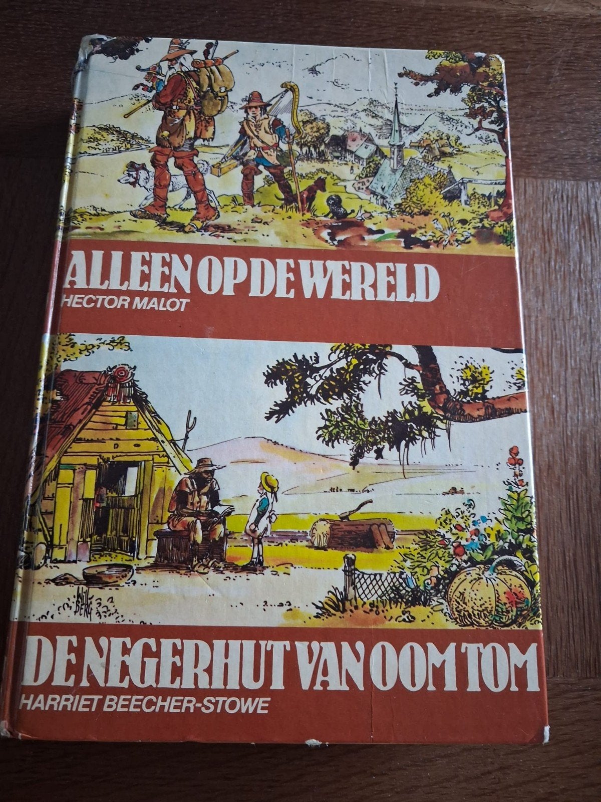 Oud Goud voor jong en oud: Alleen op de Wereld & De Negerhut, Ophalen of Verzenden, Gelezen, Hector Malot, Harriet Beecher-Stowe