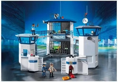 GEBRUIKT PLAYMOBIL CityAction Politieburo gevangenis €33,99, Ophalen of Verzenden, Gebruikt