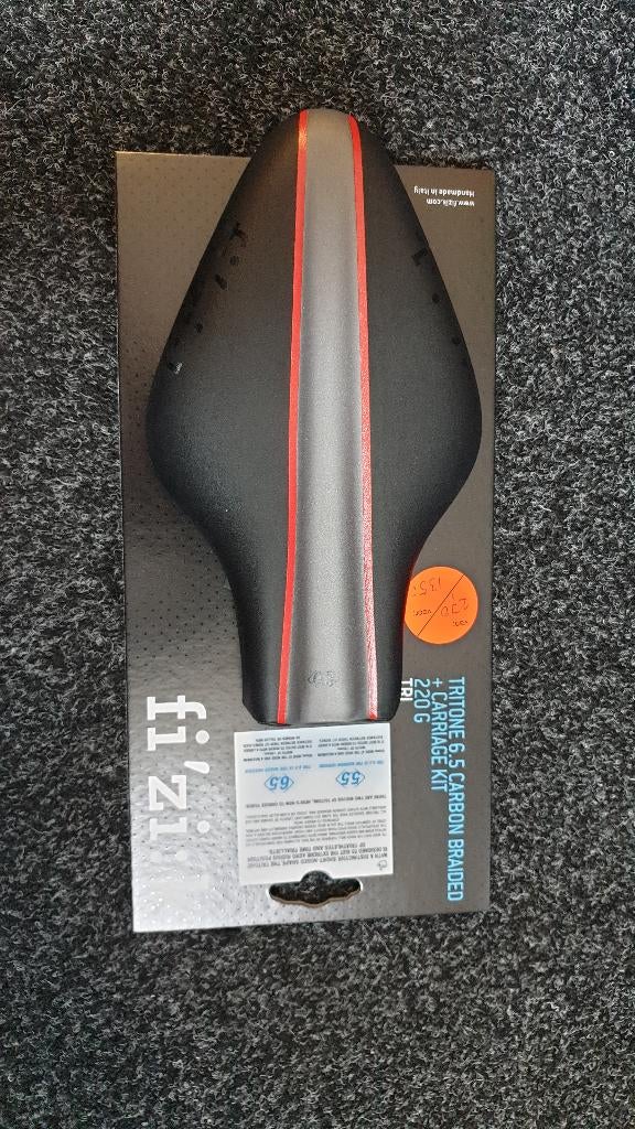 Fizik Tritone 6.5 Zadel Nieuw!, Ophalen, Overige materialen, Nieuw, Tijdrit-/triatlonfiets
