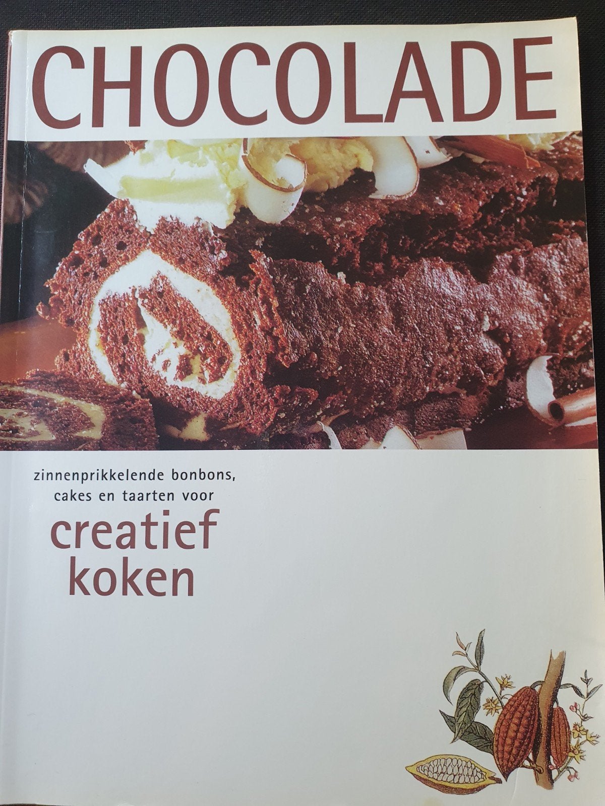 Chocolade kookboek: bonbons, cakes en taarten, Boeken, Kookboeken, Overige gebieden, Ophalen, Onbekend, Taart, Gebak en Desserts