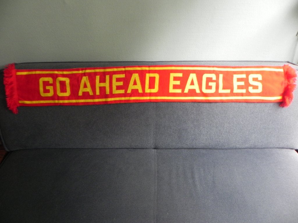 Originele Go Ahead Eagles voetbalsjaal Home Again 2021/2022, Ophalen of Verzenden, Zo goed als nieuw, Overige binnenlandse clubs