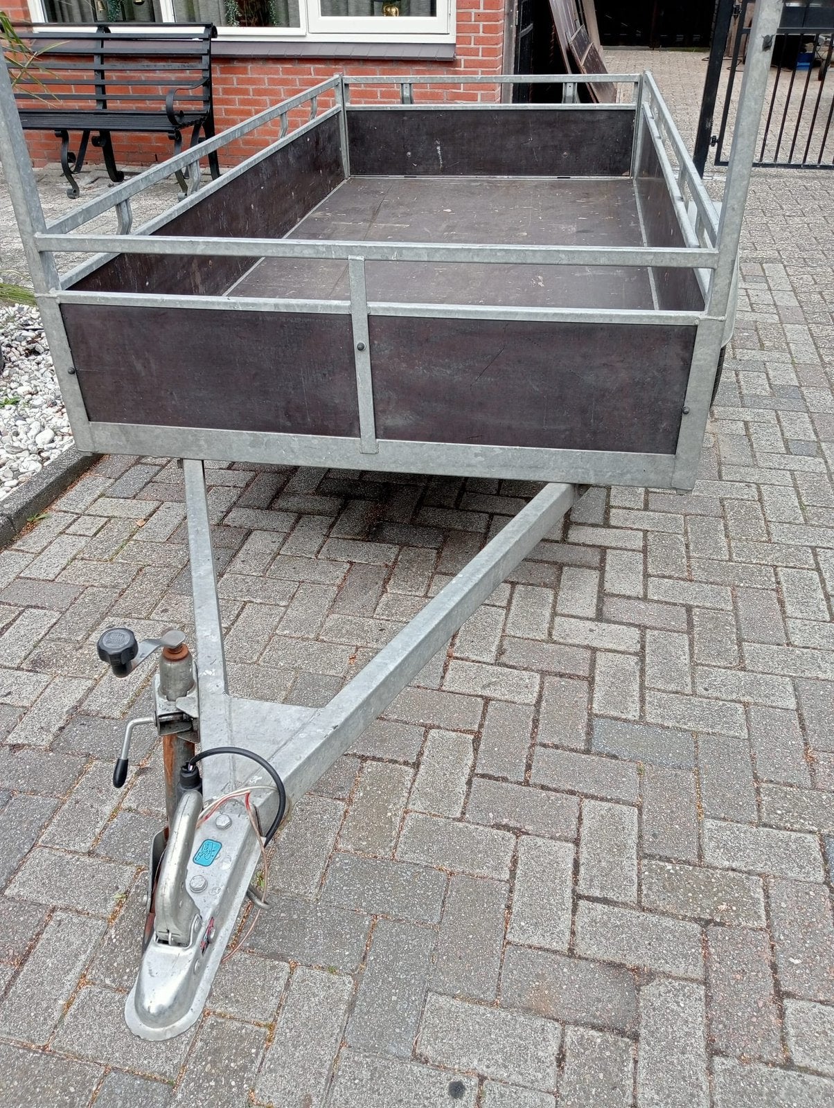 Aanhanger 2.50 x 1.25 in zeer mooie staat, Auto diversen, Ophalen, Zo goed als nieuw