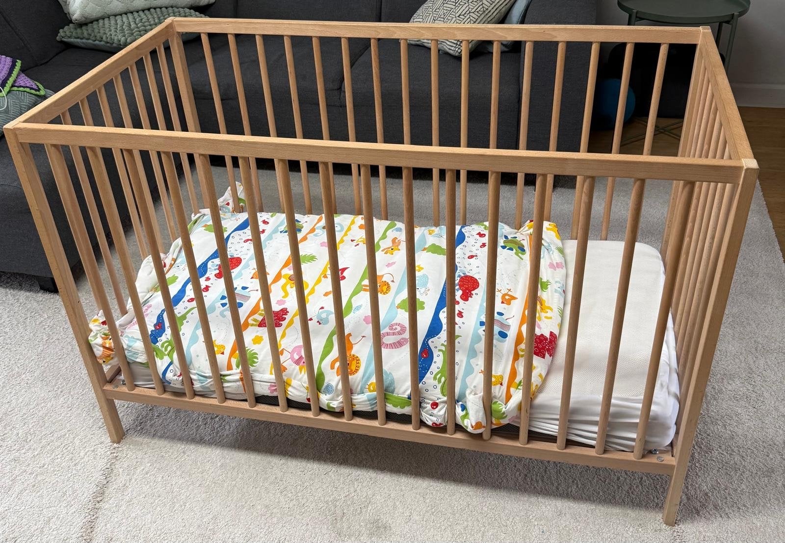 IKEA SNIGLAR Ledikant met matras, Ophalen, Gebruikt, Ledikant