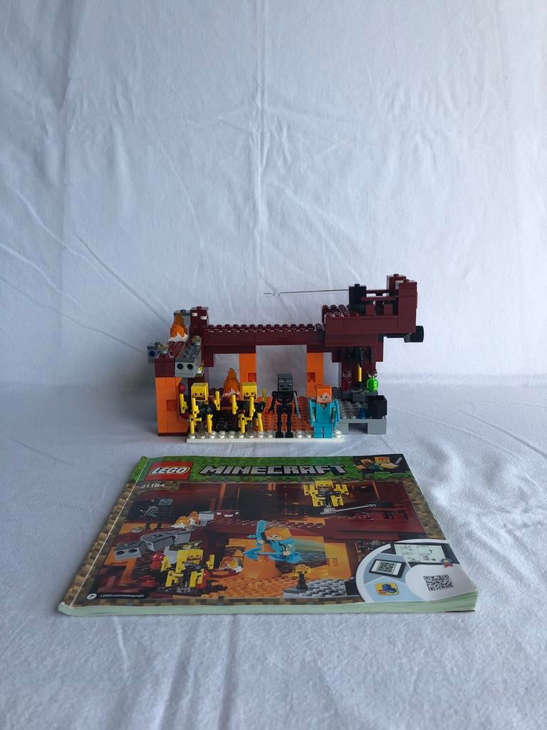 Minecraft Lego 21154 - The Blaze Brigde - JB43, Kinderen en Baby's, Speelgoed | Duplo en Lego, Lego, Lego, Lego, Ophalen of Verzenden