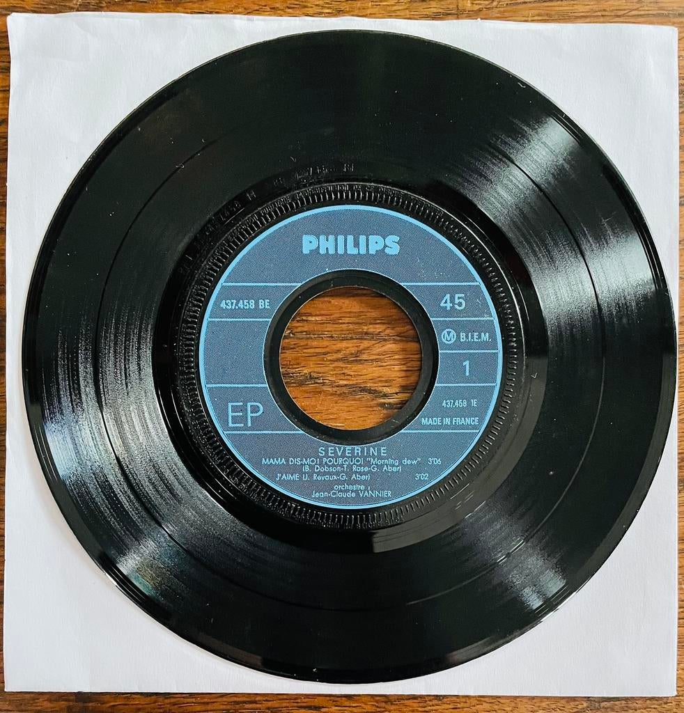 Séverine op EP vinyl single Mama Dis-moi Pourquoi, Ophalen of Verzenden, Zo goed als nieuw, Overige formaten