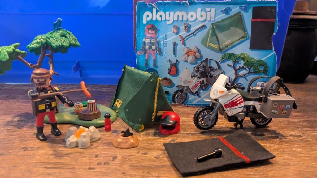 Playmobil 5438 Kampeerder met Motor - Complete Set, Kinderen en Baby's, Speelgoed | Playmobil, Ophalen of Verzenden, Zo goed als nieuw