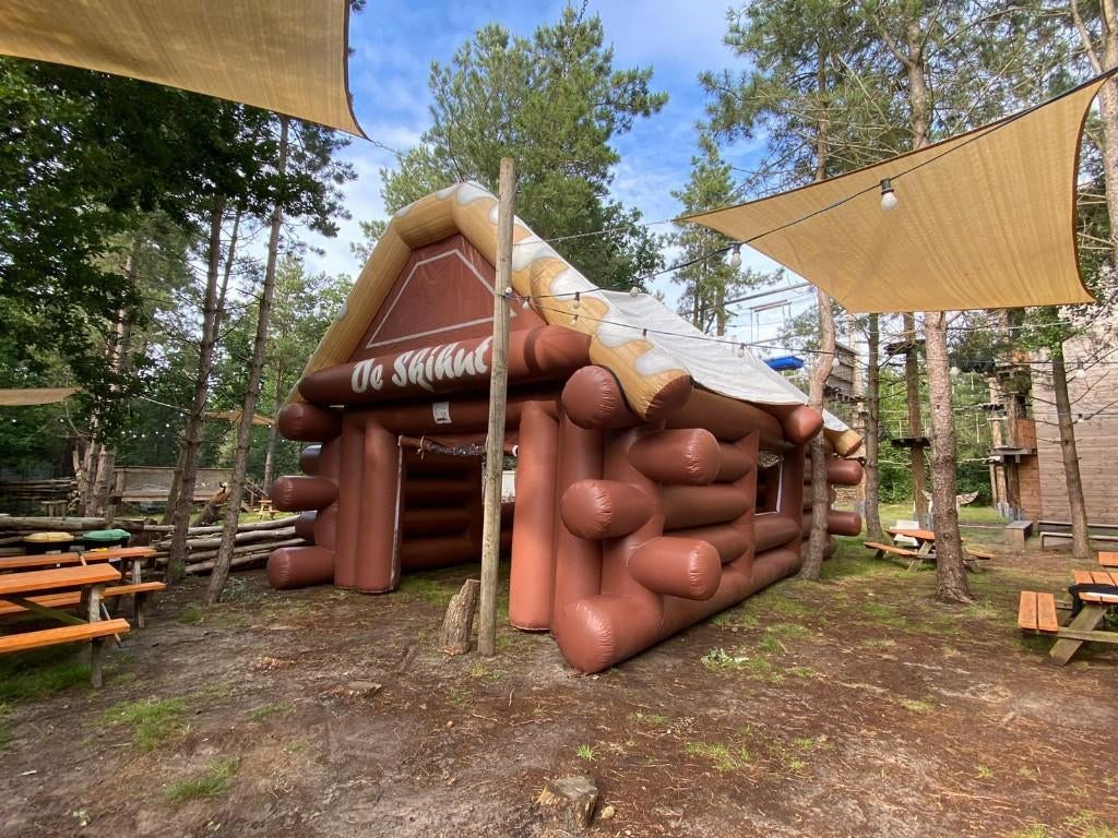 opblaasbare skihut/feesttent, Hobby en Vrije tijd, Ophalen, Zo goed als nieuw, Feestartikel, Overige