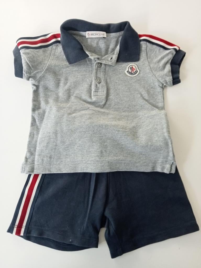 Origineel Moncler Zomer Pakje 12-18 maanden ZGAN, Ophalen of Verzenden, Zo goed als nieuw, Overige maten