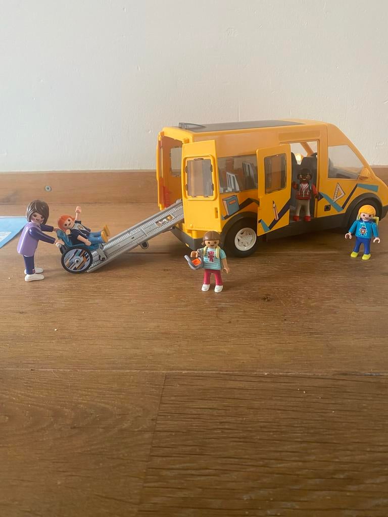 Playmobil Schoolbus set 9419, Ophalen, Gebruikt, Complete set