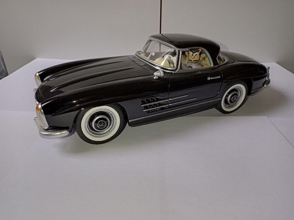 Robbedoes Mercedes 300SL Roadster No Fariboles Leblon Kuifje, Verzamelen, Ophalen of Verzenden, Guust of Robbedoes, Nieuw, Beeldje of Figuurtje