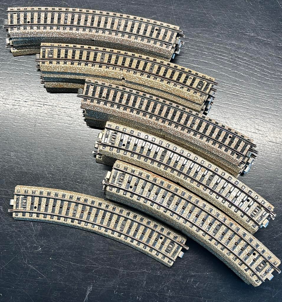 Marklin rails bocht standaard, Wisselstroom, Gebruikt, Rails, Ophalen of Verzenden