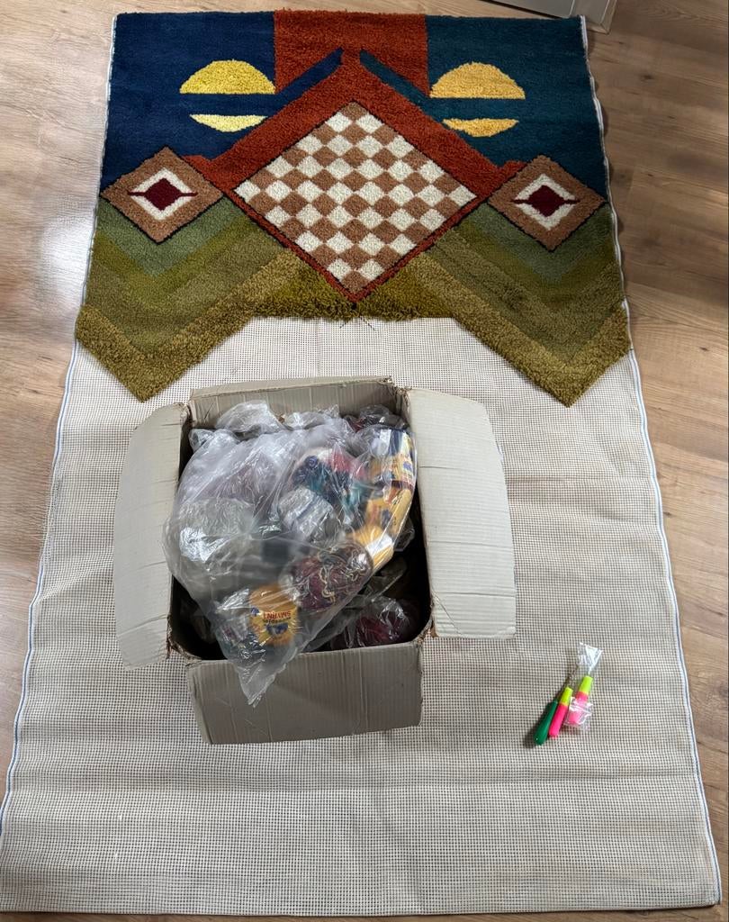Smyrna Wol Set, Gebruikt, Wol, Overige kleuren, 200 cm of meer
