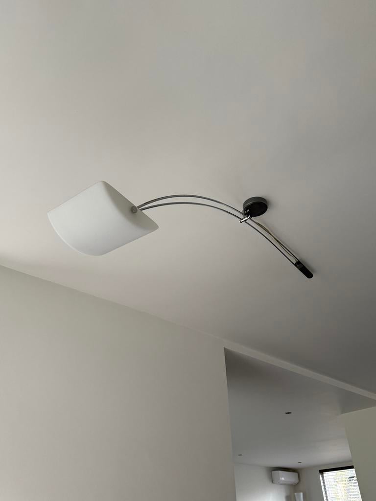 Moderne italiaanse Murano Due design plafondlamp, Huis en Inrichting, Lampen | Plafondlampen, Ophalen, Gebruikt, Glas, Modern