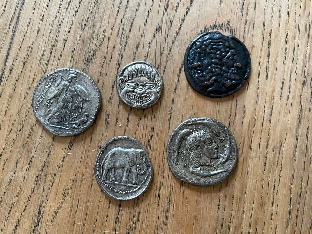 Replica’s Antieke Grieks Romeinse munten, verzameling BP, Ophalen of Verzenden, Overige materialen