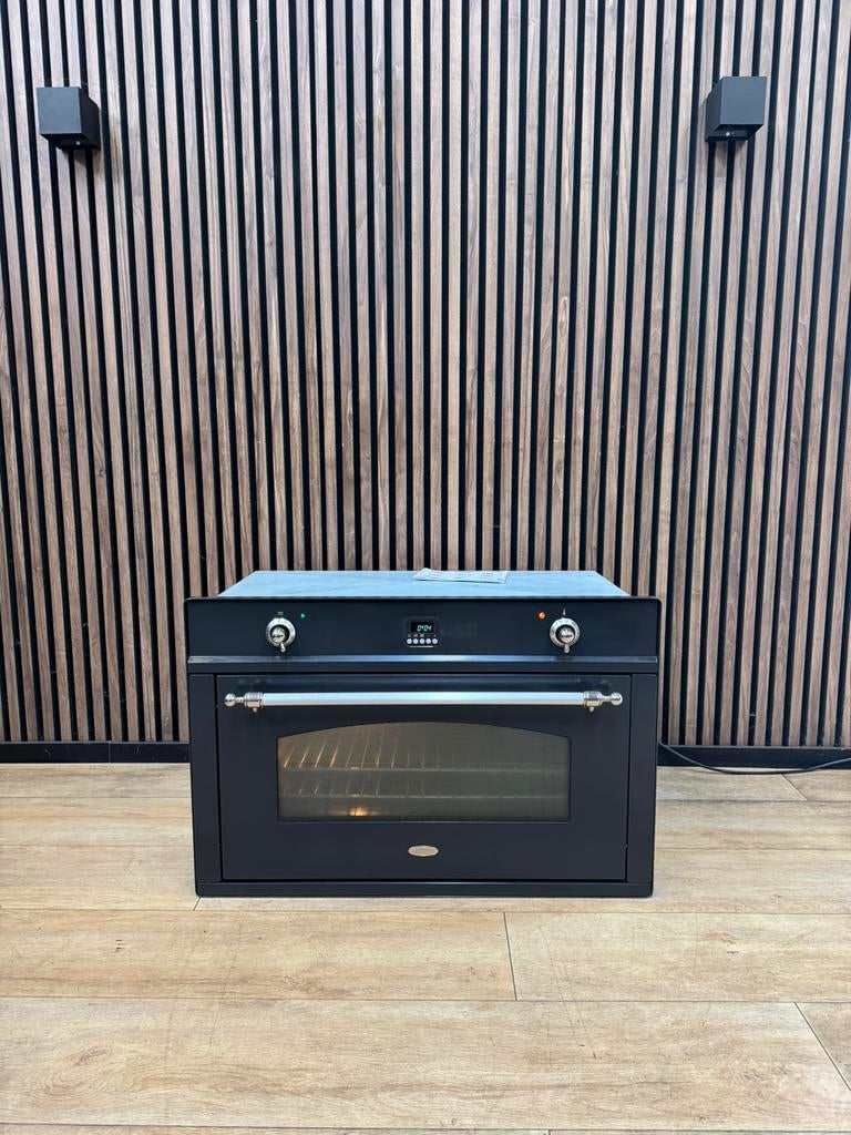 Luxe Antraciet Boretti Inbouw oven 90 cm (Gratis bezorgen), Witgoed en Apparatuur, Ovens, Hete lucht, 60 cm of meer, Ophalen of Verzenden