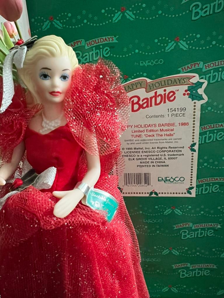 Porseleinen Barbie 1995 muziekdoos, Ophalen of Verzenden, Zo goed als nieuw, Accessoires