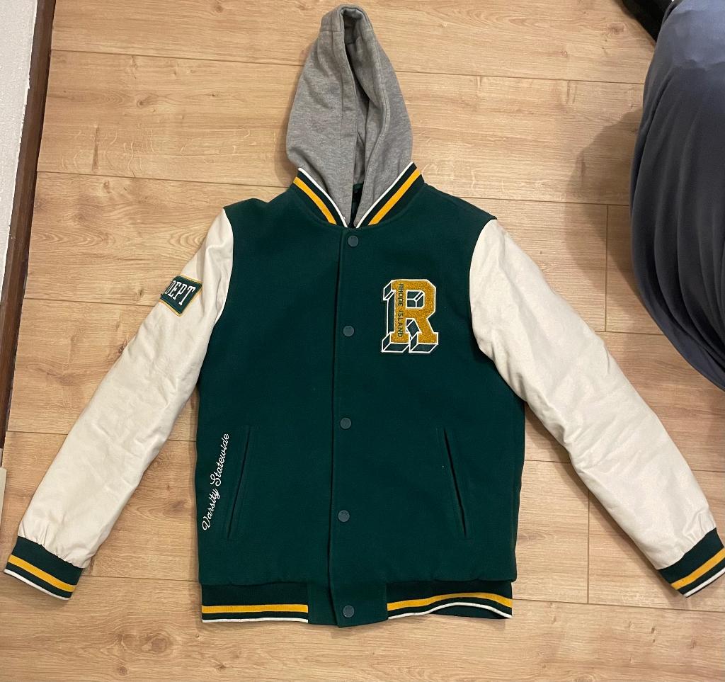 State Wide Varsity jacket Rhode Island Maat 158 / XS, Kleding | Heren, Jassen | Zomer, Ophalen of Verzenden, Zo goed als nieuw