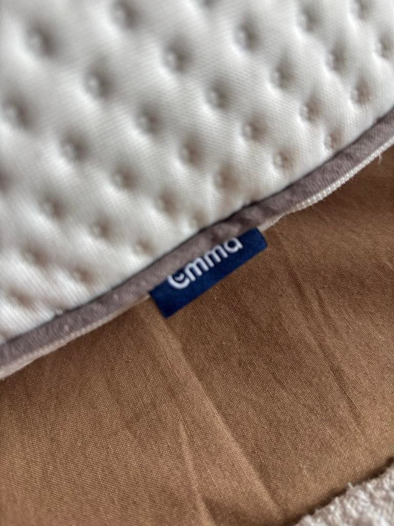Emma Sleep Kussen - Comfort en Ondersteuning, Ophalen, Zo goed als nieuw, Wit, Rechthoekig