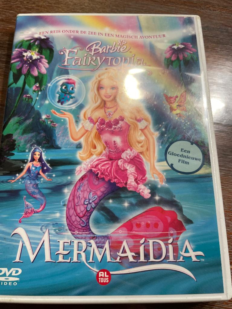 DVD Mermaidia Barbie, Cd's en Dvd's, Alle leeftijden, Ophalen of Verzenden, Zo goed als nieuw