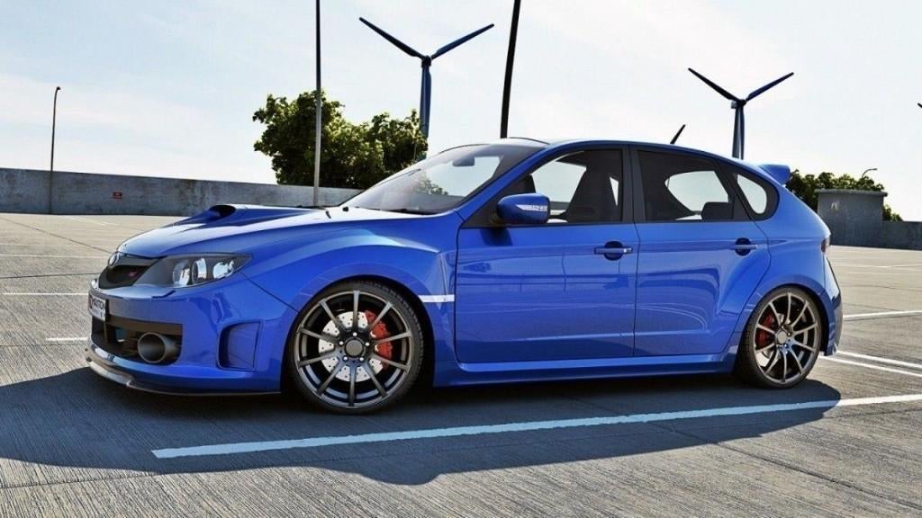 Voorlip achterlip sideskirt spoiler - Impreza WRX Sti 09-11, Ophalen of Verzenden