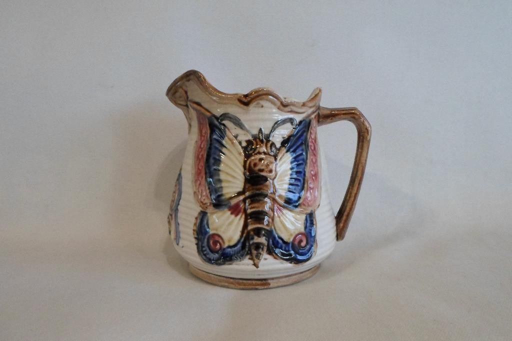 Majolica Wasmuel Vlinder Kan, Ophalen of Verzenden