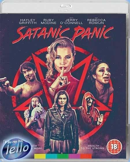 Blu-ray: Satanic Panic (2019 Rebecca Romijn) UK niet NLO, Cd's en Dvd's, Ophalen of Verzenden, Nieuw in verpakking, Horror