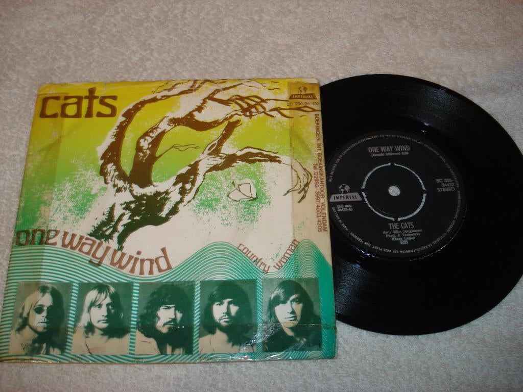 The Cats   One Way WInd   NL      Orgineel, Cd's en Dvd's, Vinyl Singles, Ophalen of Verzenden, Gebruikt, Pop