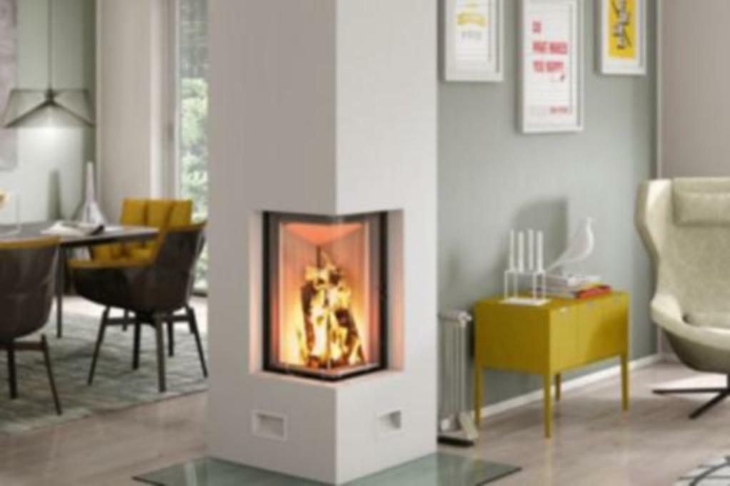 Spartherm Arte 2L/Rh-66-4S-2 inbouw hoekhaard houtkachel, Huis en Inrichting, Kachels, Nieuw, Hout, Inbouw