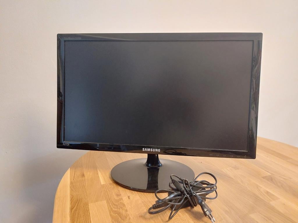 Samsung S24A300BL 24 inch Beeldscherm met Adapter, Gebruikt, 3 tot 5 ms, Full HD, Samsung