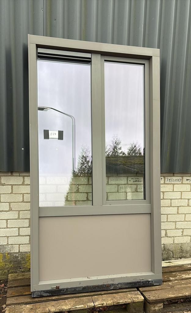 (224) Nieuw kunststof raamkozijn draai kiep incl dorpel, Kunststof, Raamkozijn, Nieuw, Inclusief glas