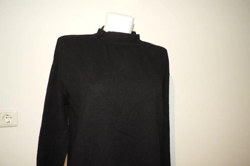 Allude heerlijk zachte warme trui kolletje wijde mouw S/M, Verzenden, Zwart, Maat 36 (S), Gedragen