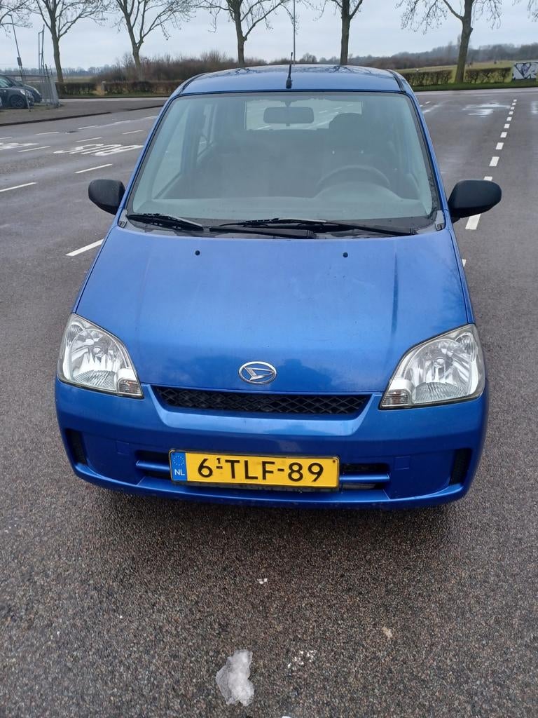 Daihatsu Cuore 1.0 5D 2004 Blauw, Auto's, 600 kg, Cuore, 989 cc, Handgeschakeld
