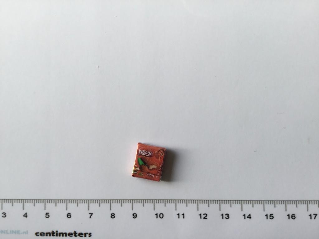 Poppenhuis miniaturen chocolade 190, Verzamelen, Ophalen of Verzenden, Nieuw, Poppenhuis