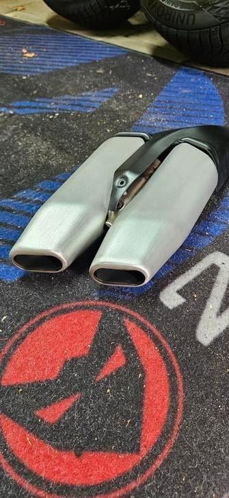 Ducati Multistrada  1200 Uitlaatdemper + Hitteschild, Ophalen
