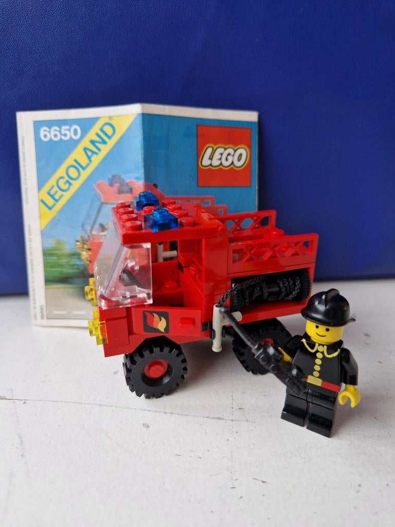 Lego 6650 - Fire and rescue van, Kinderen en Baby's, Speelgoed | Duplo en Lego, Ophalen of Verzenden, Gebruikt, Complete set, Lego