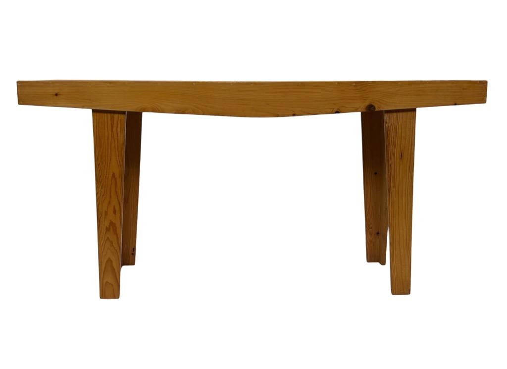 Vintage pinewood sidetable jaren 60 handgemaakt bijzettafel, Gebruikt, Vintage, Overige houtsoorten, Vintage