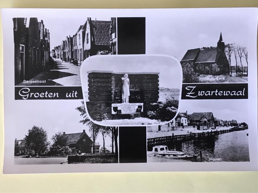 Zwartewaal Groeten uit  5 Luik 1968, Ophalen of Verzenden, 1960 tot 1980, Ongelopen, Zuid-Holland