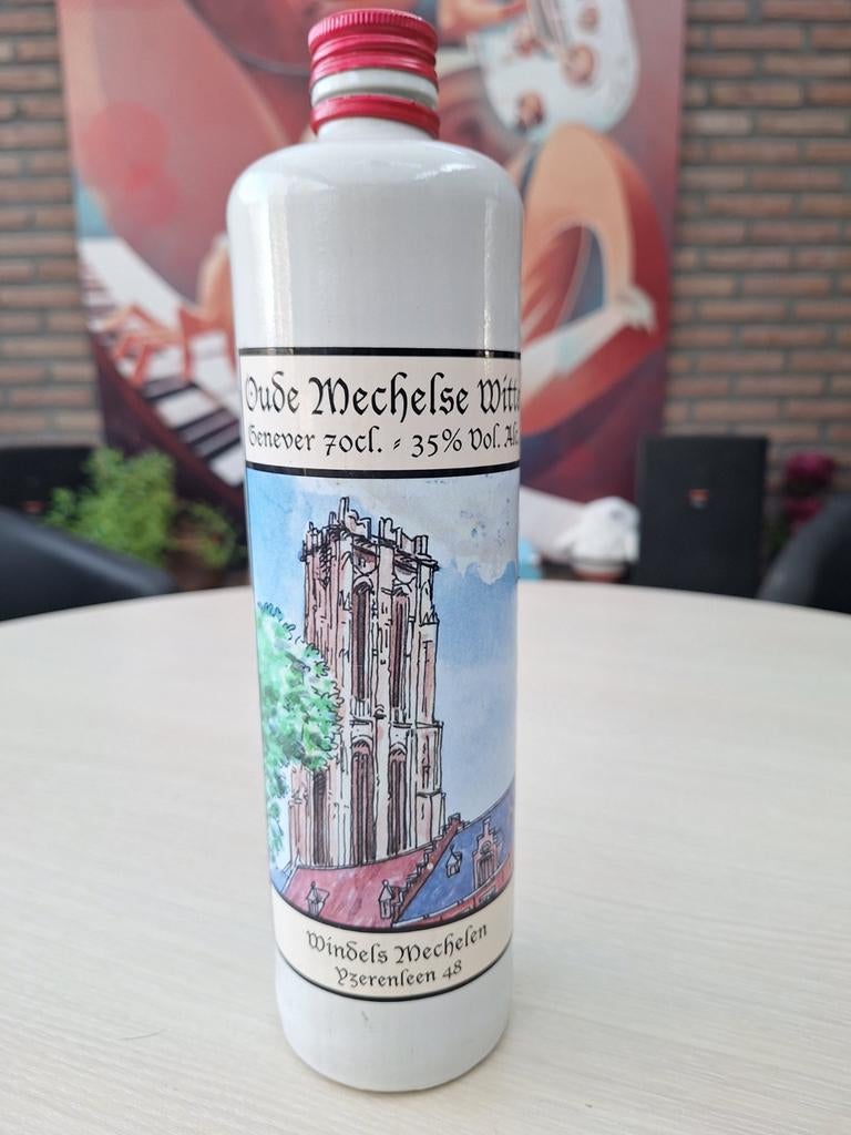 Oude Mechelse Witte jenever kruik., Verzamelen, Ophalen, Gebruiksvoorwerp