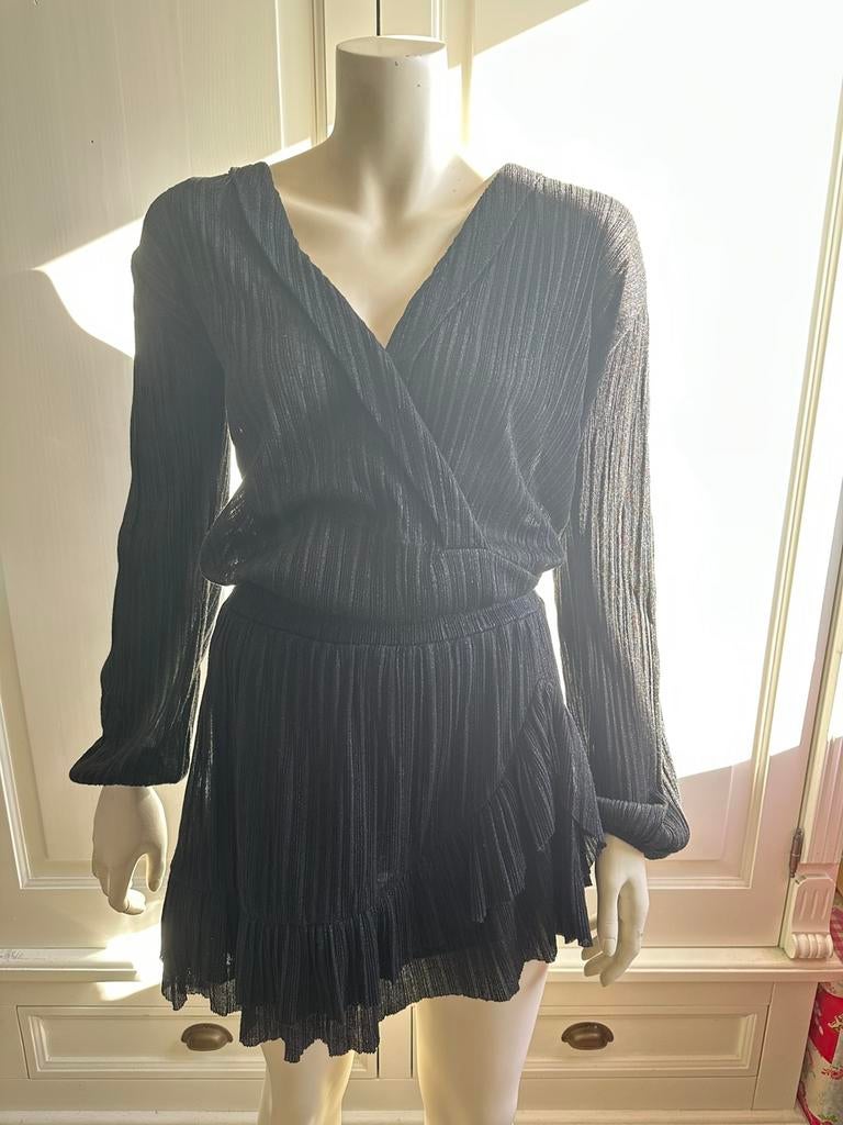 Alix the Label blouse en rok glitters maat S, Zwart, Ophalen of Verzenden, Zo goed als nieuw, Maat 36 (S)