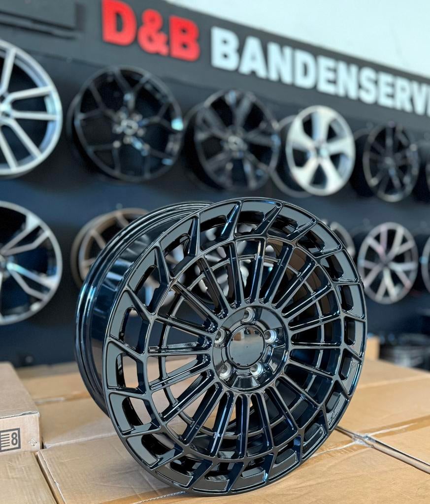 19 inch velgen zwart nieuw 5x112 Mercedes a b c e s cla gla, Auto-onderdelen, Banden en Velgen, 19 inch, 245 mm, Velg(en), Nieuw