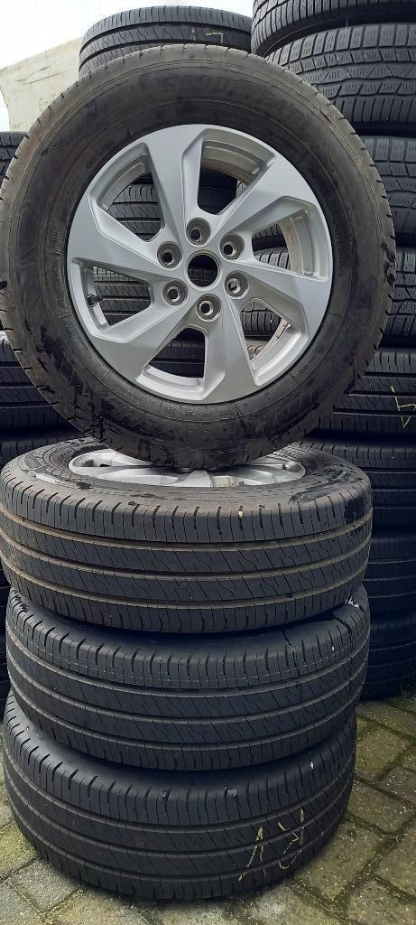 16'' LM velgen met Goodyear zomerbanden , nieuw model Custom, Ophalen, Velg(en), 16 inch, Nieuw