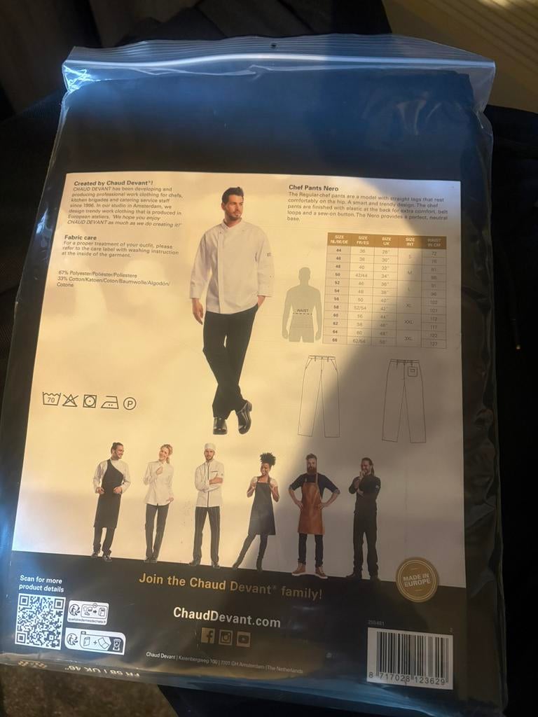 Koksbroek  merk Chaud Devant, Zwart, Maat 46/48 (XL) of groter, Ophalen of Verzenden, Zo goed als nieuw