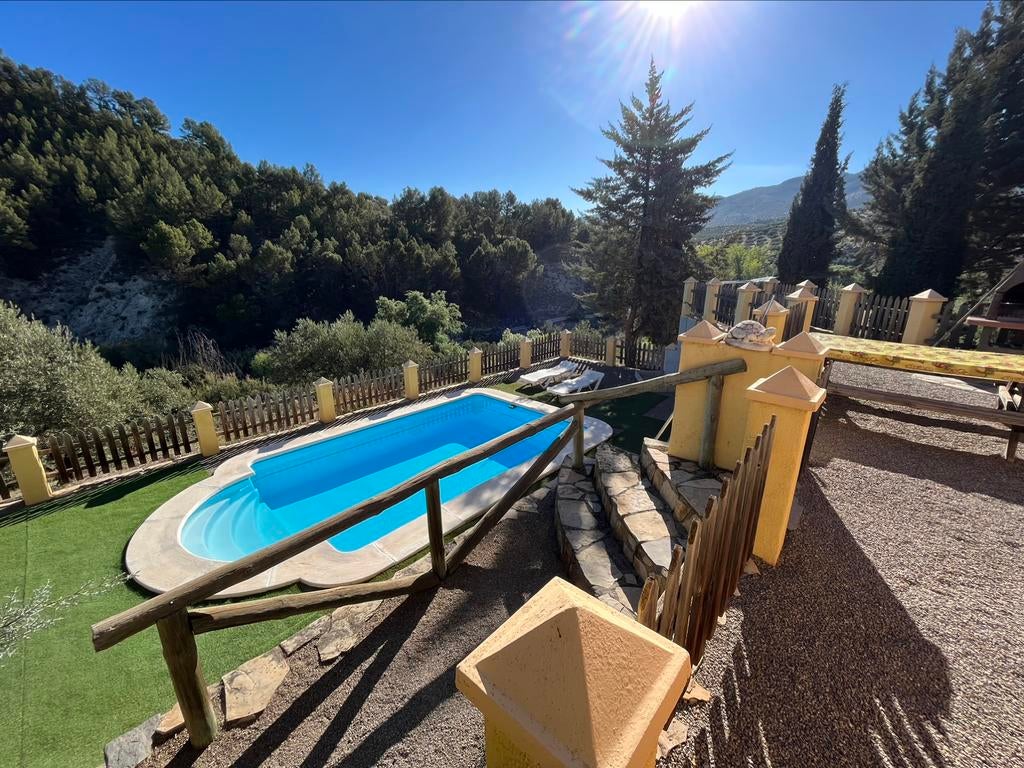 Vakantiehuis Spanje met privé zwembad en 100% privacy huren, Vakantie, In bergen of heuvels, Landelijk, Costa del Sol, Open haard