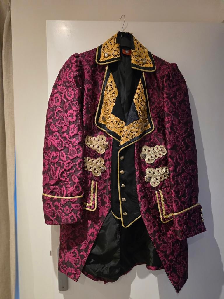 Carnavalsjas dames met bijpassende blouse, Carnaval, Maat 46/48 (XL) of groter, Ophalen of Verzenden, Kleding