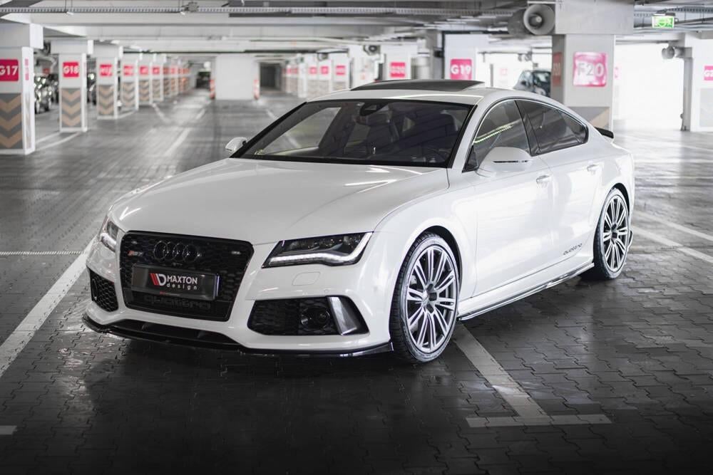 Voorlip spoiler sideskirt diffuser - Audi RS7 C7 14-17, Auto diversen, Tuning en Styling, Ophalen of Verzenden