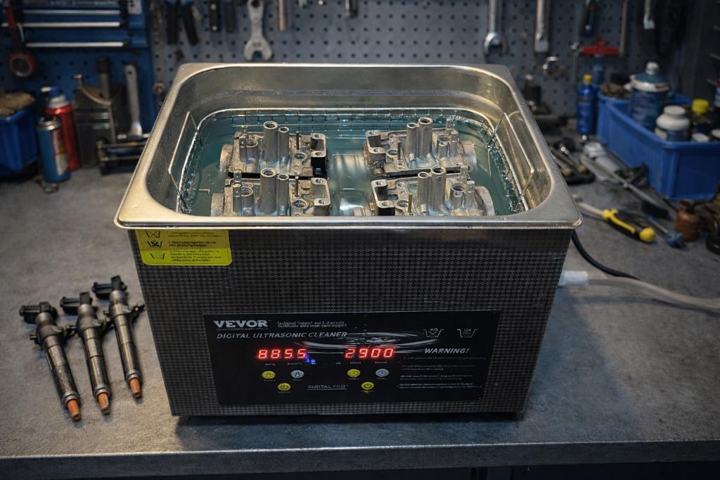 Ultrasoon reinigen Carburateur, Gasklep, Injectoren, etc, Motoren, Ophalen of Verzenden, Nieuw