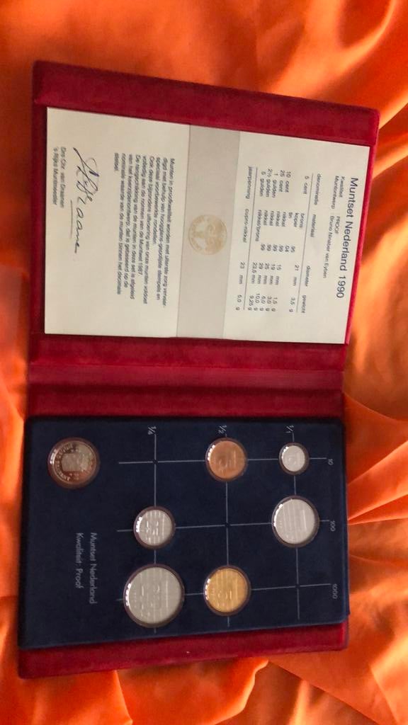 Muntset 1990 proof, Ophalen, Koningin Beatrix, Overige waardes, Setje